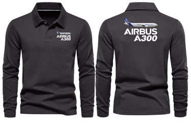 AIRBUS A300 LONG SLEEVE POLO